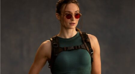 Sophie Turner as Lara Croft in Prime Video's Tomb Raider