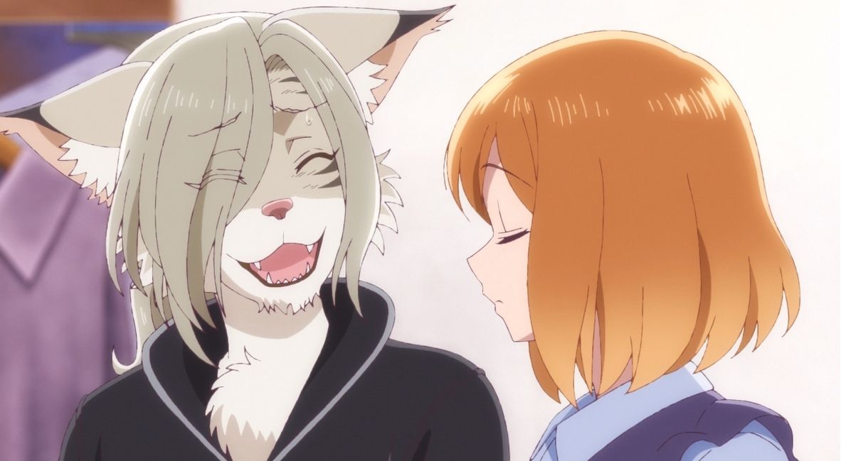 Jarashi and Yakou in The Invisible Man and His Soon to Be Wife Episode 2