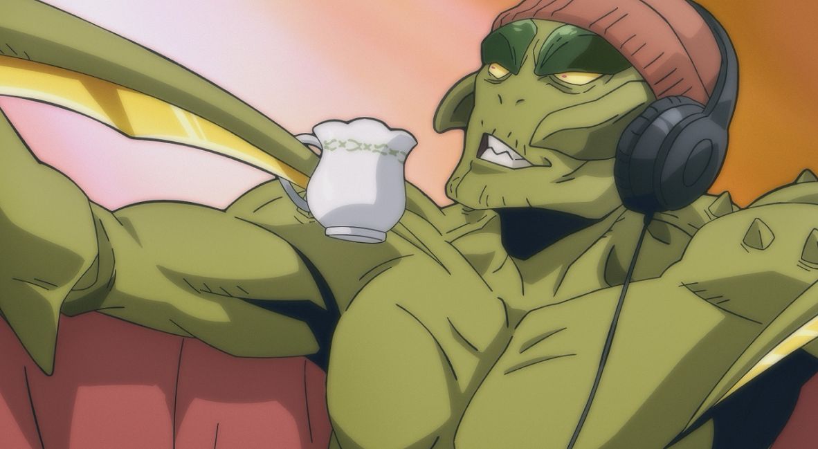 Kirihito enjoying some music and tea