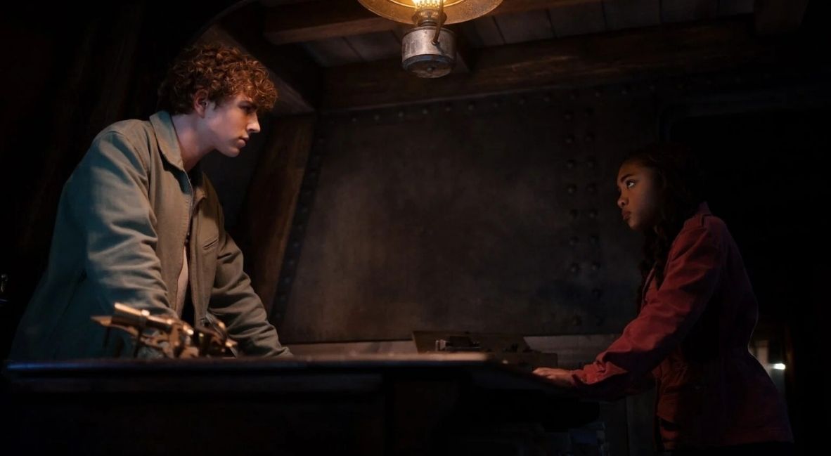 Percy and Annabeth in Percy Jackson Season 2 Episode 7