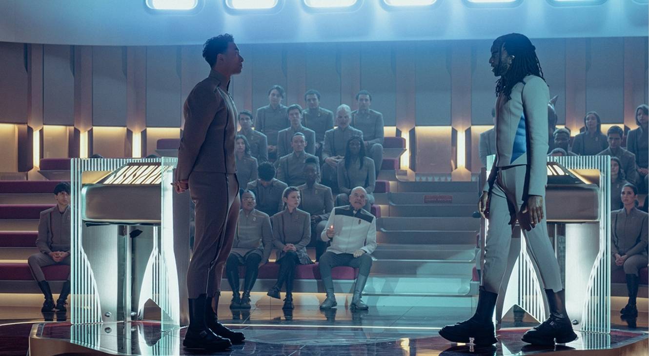 Jay-den and Caleb in Starfleet Academy Episode 4