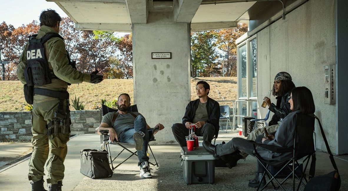 The cast of The Rip on Netflix