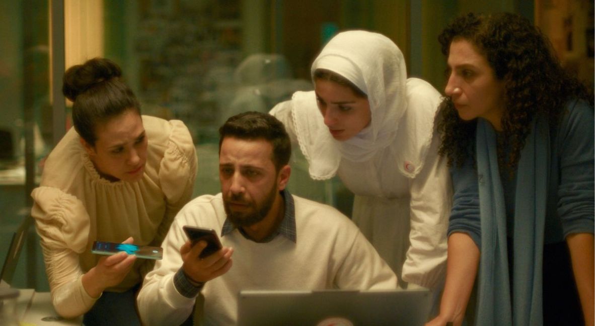 The cast of The Voice of Hind Rajab