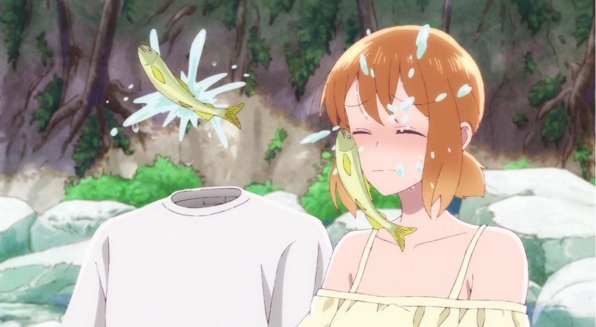 Yakou and Tounome in The Invisible Man and His Soon to Be Wife Episode 4