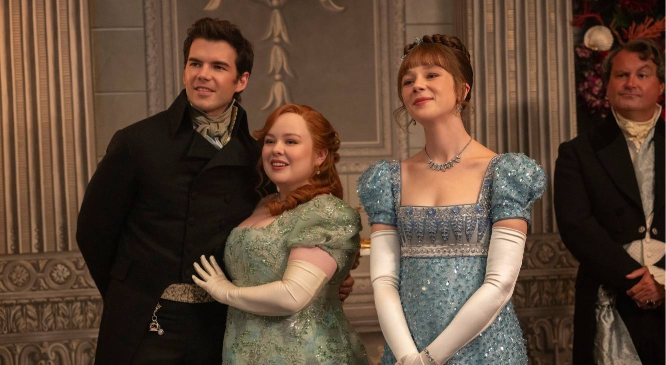 REVIEW: 'Bridgerton Season 4 Part 2' Makes You Team Sophie All The Way 4 Luke Newton, Nicola Coughlan, and Claudia Jessie in Bridgerton Season 4 Part 2
