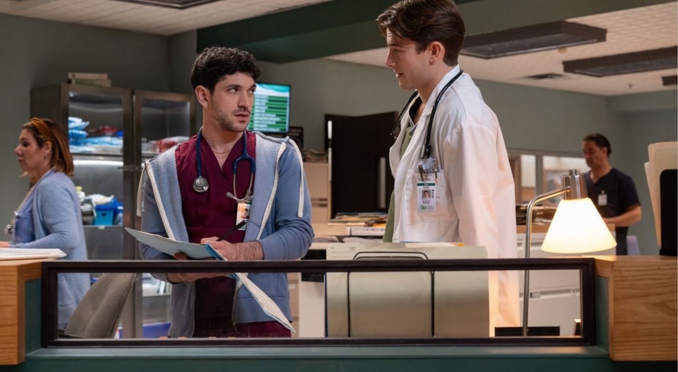 Silva and Charlie in Brilliant Minds Season 2 Episode 14