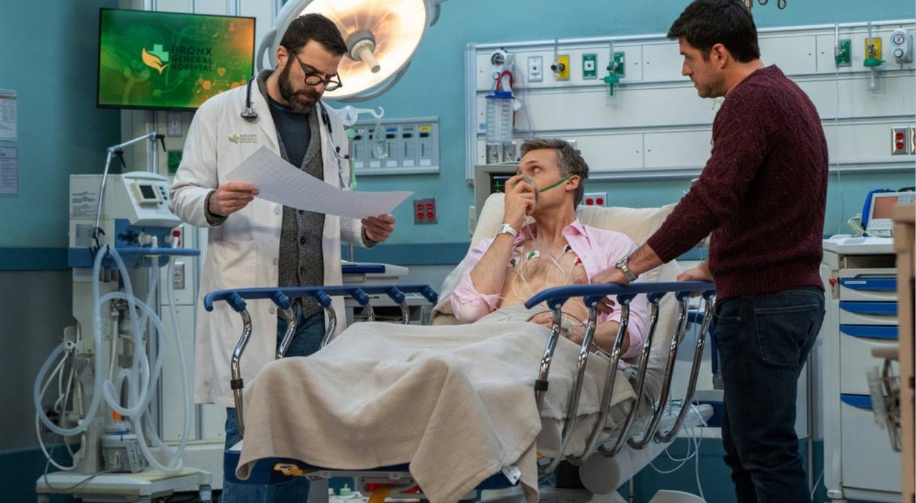 Zachory Quinto, Marco Pigossi in Brilliant Minds Season 2 Episode 14