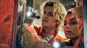 Joe Keery and Georgina Campbell in Cold Storage