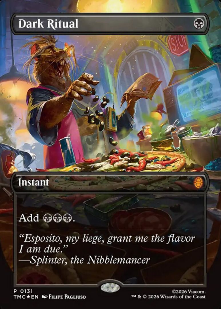 The Magic the Gathering TMNT set looks better than you think 9 Dark Ritual