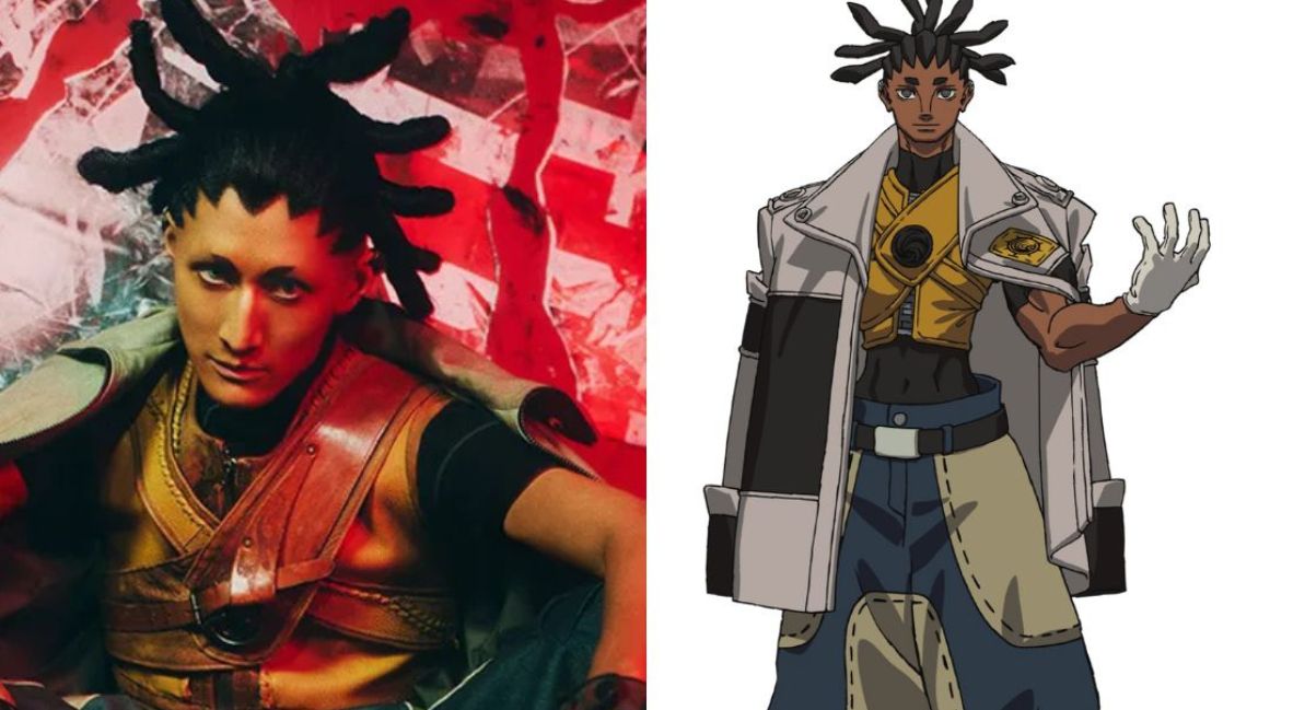 Corvus in the stage play versus the series Gachiakuta