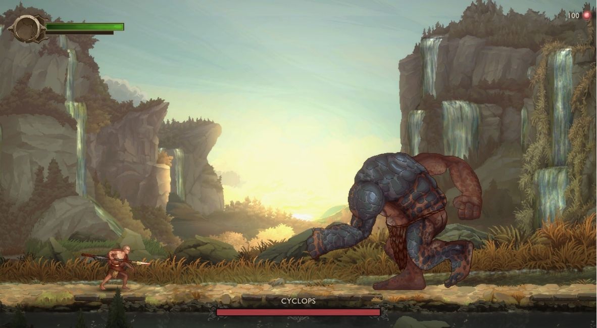 God of War: Sons of Sparta Cyclops Fight