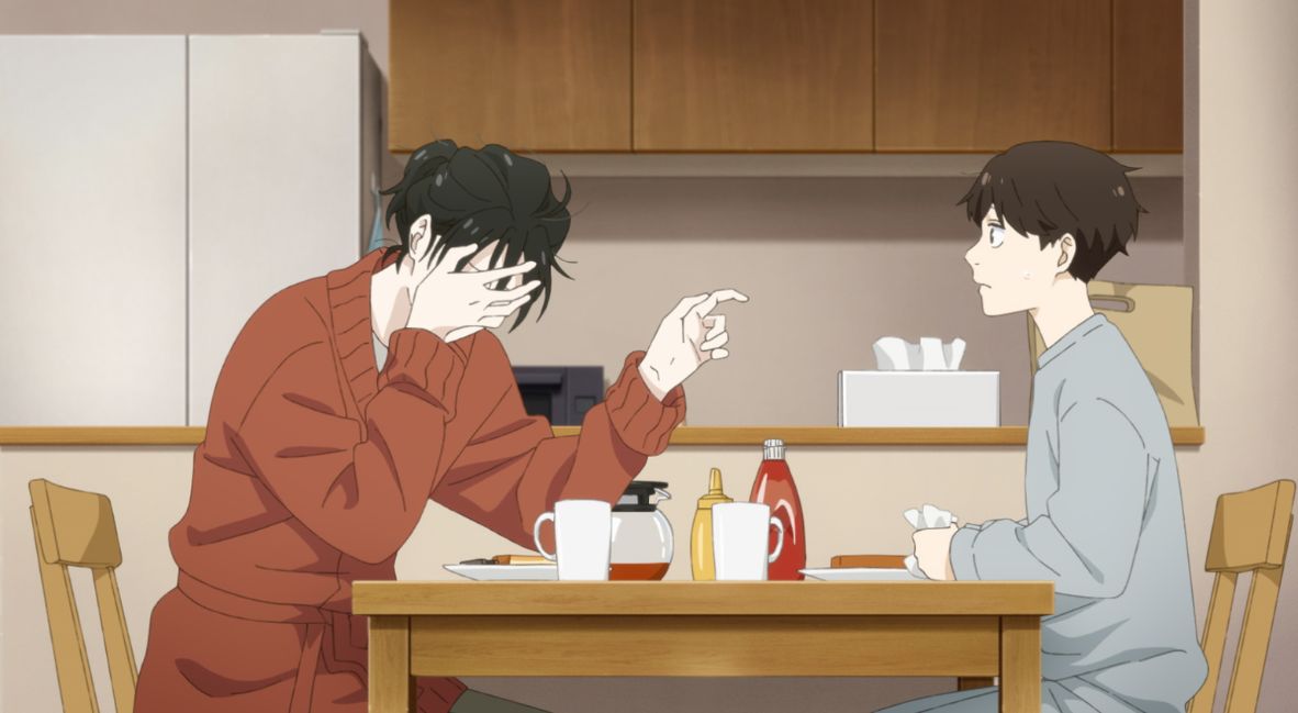 'Journal With Witch' Achieves Catharsis Through Compassion 2 Makio and Asa sit at their dining table