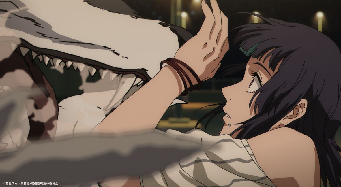 Megumi's Divine Dog attacks Kirara