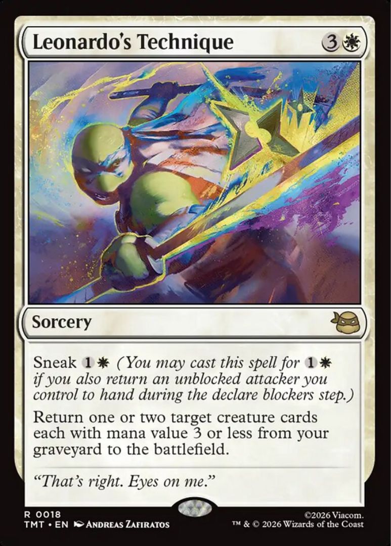 The Best TMNT Cards to Build Your Next Commander Deck 5 Leonardo's Technique