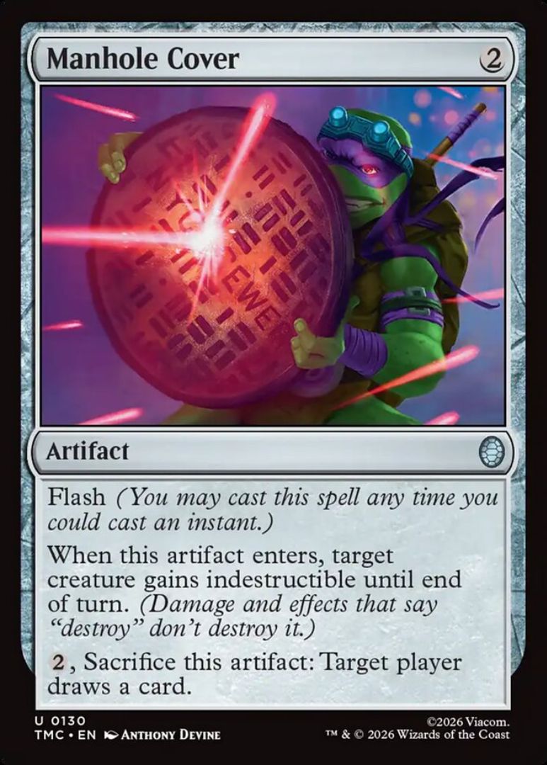 The Best TMNT Cards to Build Your Next Commander Deck 36 Manhole Cover