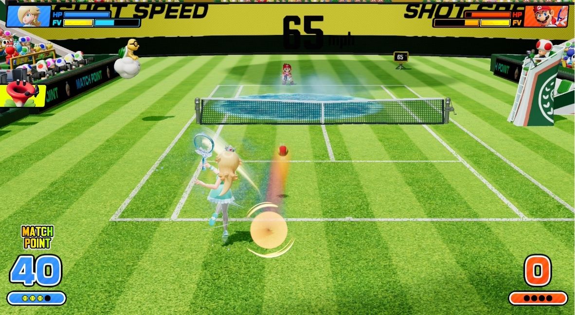 Mario Tennis Fever Rosalina Gameplay