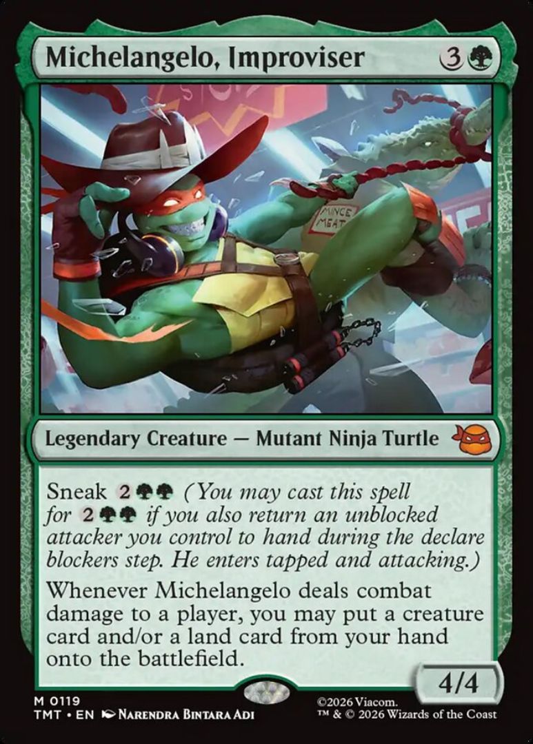 The Best TMNT Cards to Build Your Next Commander Deck 21 Michelangelo, Improviser