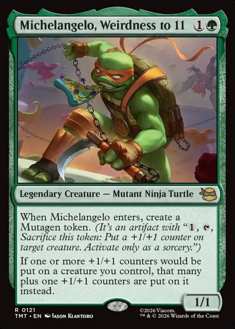 The Best TMNT Cards to Build Your Next Commander Deck 22 Michelangelo, Weirdness to 11