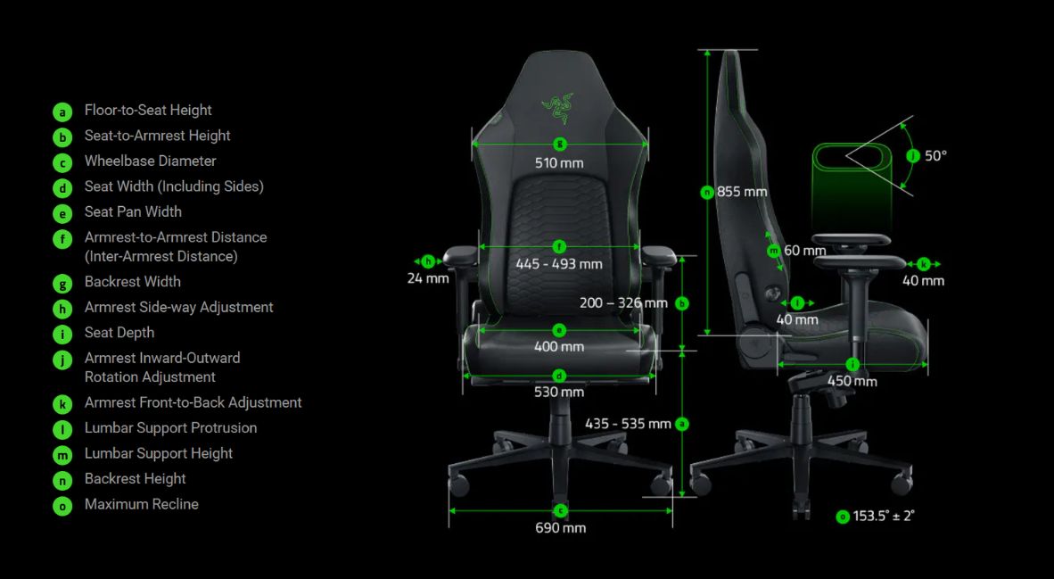 Razer Iskur v2 gaming chair promo image from Razer
