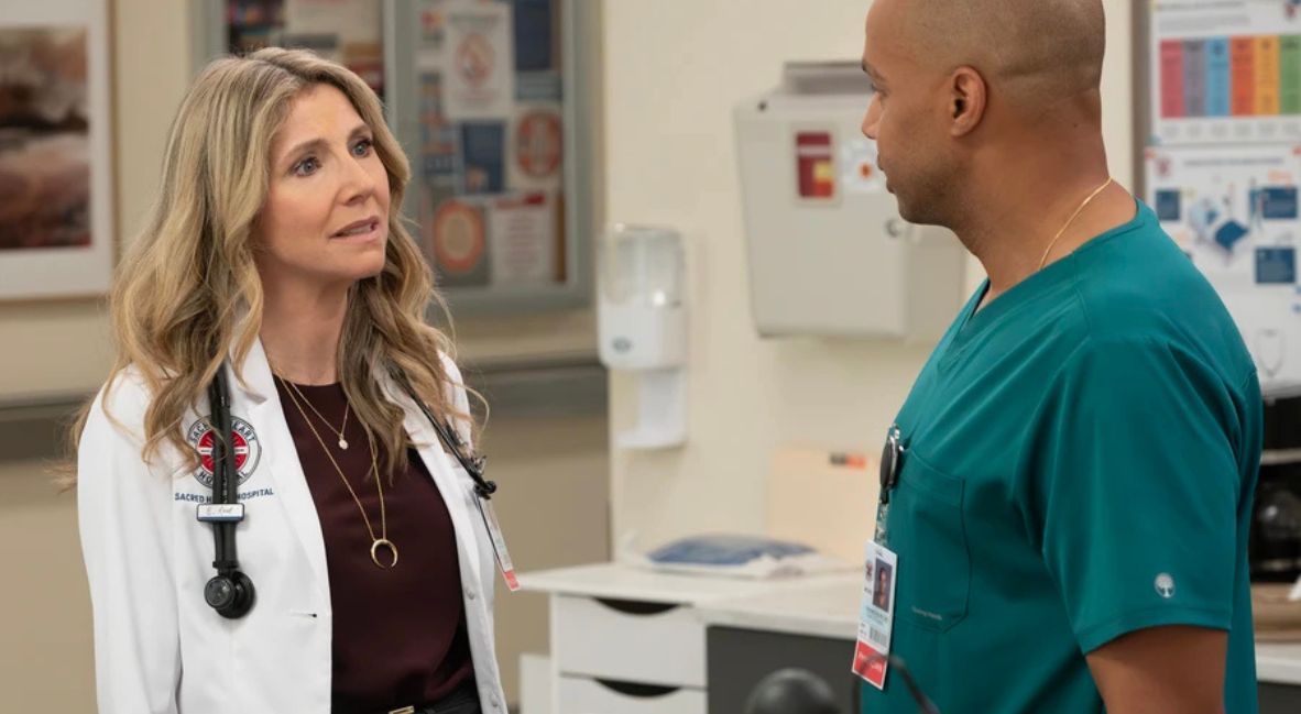 Elliot and Turk talk.