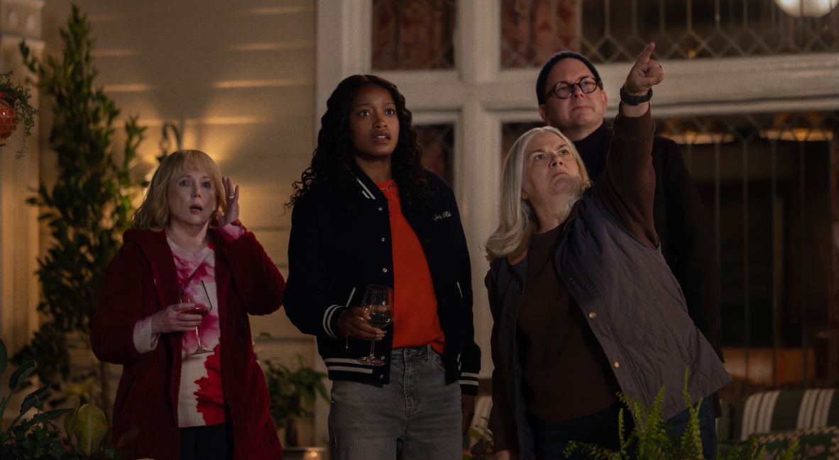 The Burbs (2026) promotional image from Peacock featuring Keke Palmer