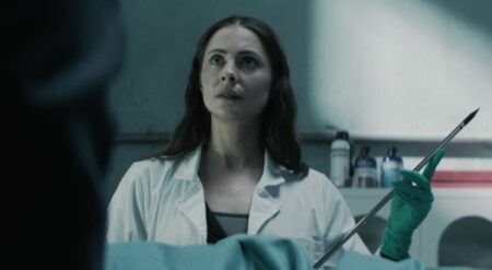 The Mortuary Assistant (2026) promotional film still from Shudder