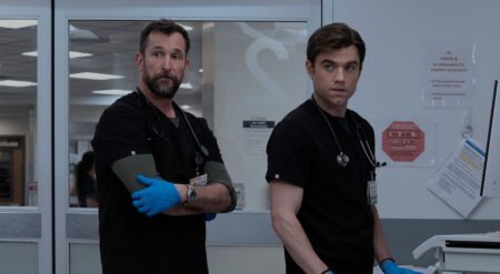 Robby and Langdon in The Pitt Season 2 Episode 5 streaming now on HBO MAX