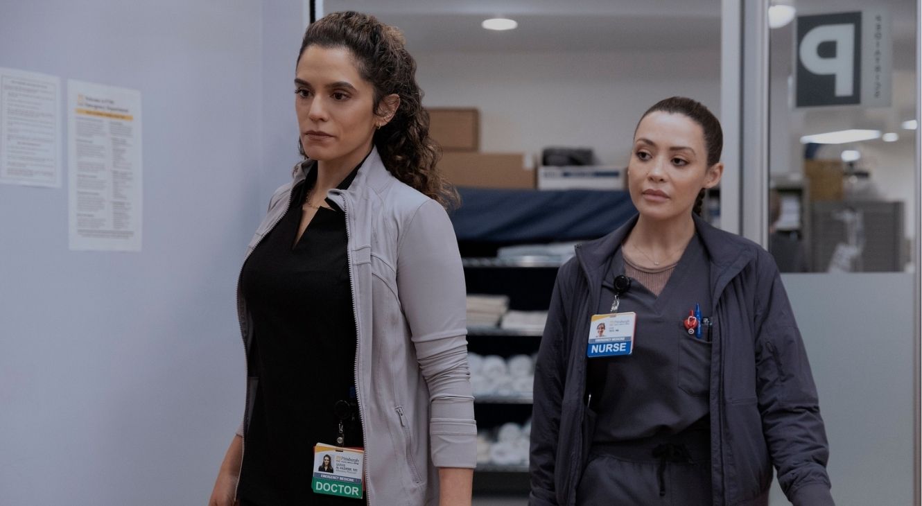 Al-Hashimi and Kim in The Pitt Season 2 Episode 6