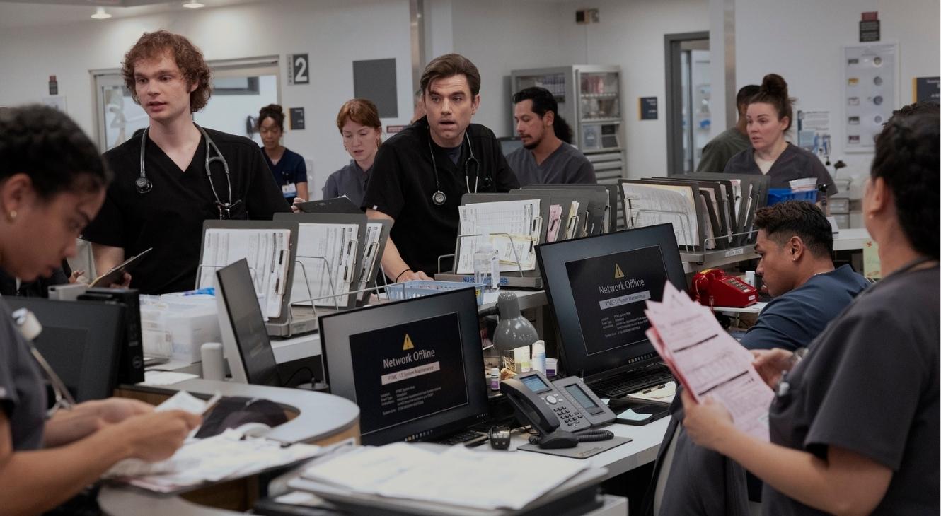 Patrick Ball in The Pitt Season 2 Episode 8