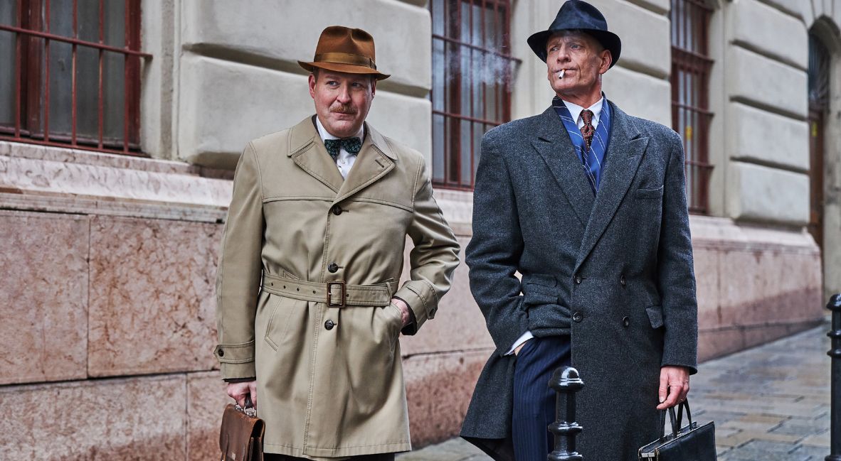 Henrik Dorsin and Jonas Malmsjö in The Swedish Connection 