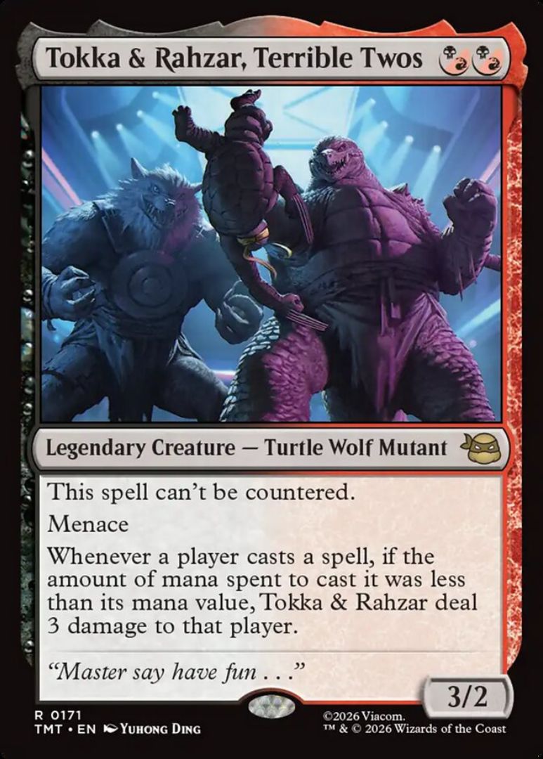 The Best TMNT Cards to Build Your Next Commander Deck 29 Tokka & Rahzar Terrible Twos