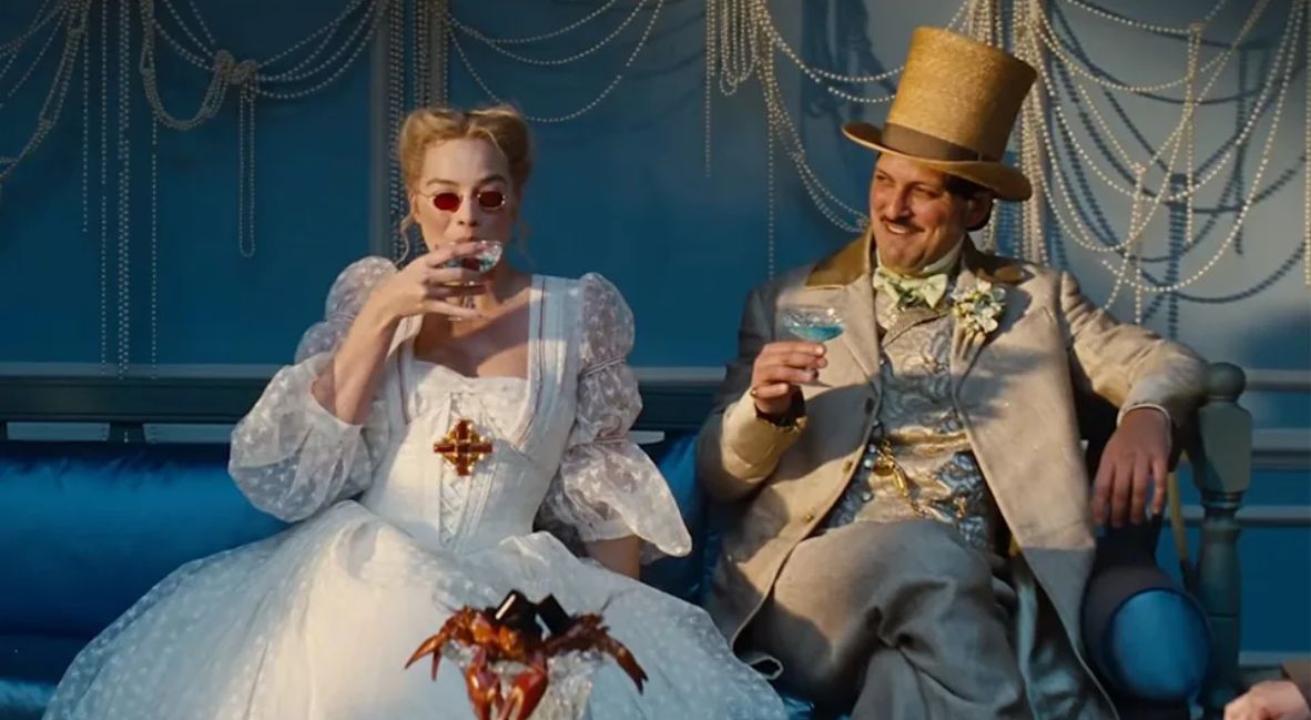 "Wuthering Heights" (2026)&nbsp; - promotional still with Jacob Elordi and Margot Robbie