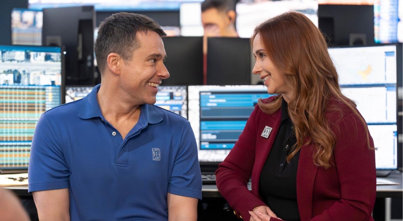 Maddie and Josh in 9-1-1 Season 9 Episode 14