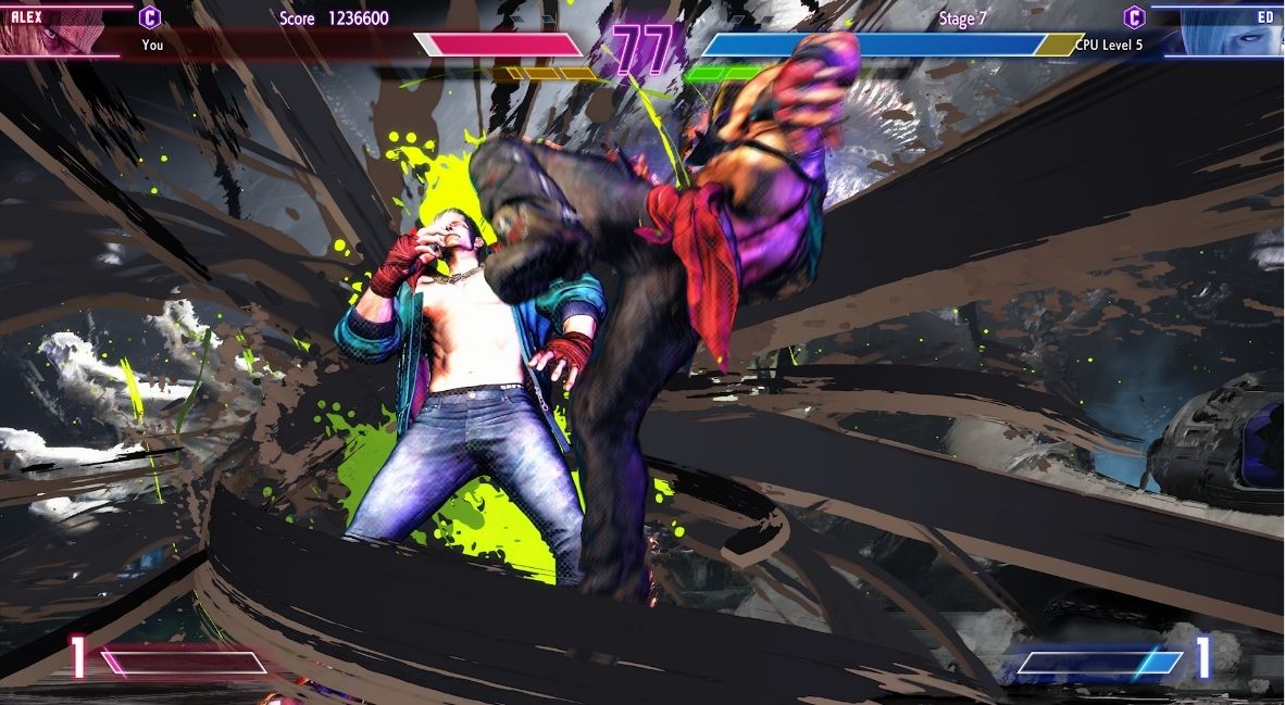 Alex Street Fighter 6 Aerial Knee Smash