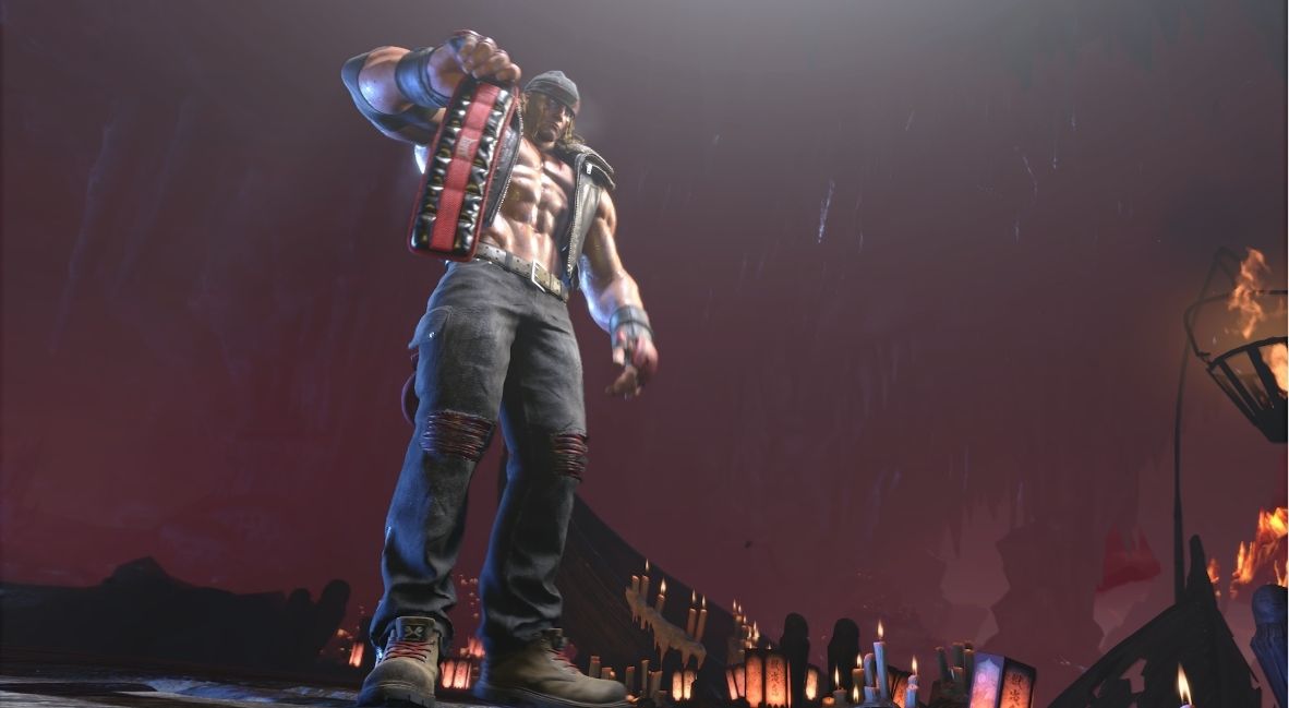 Alex with Champion Belt in Street Fighter 6