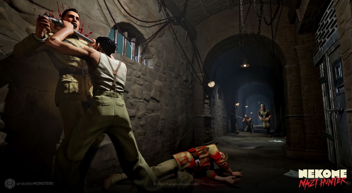 Nekome Nazi Hunter promo image from ProbablyMonsters