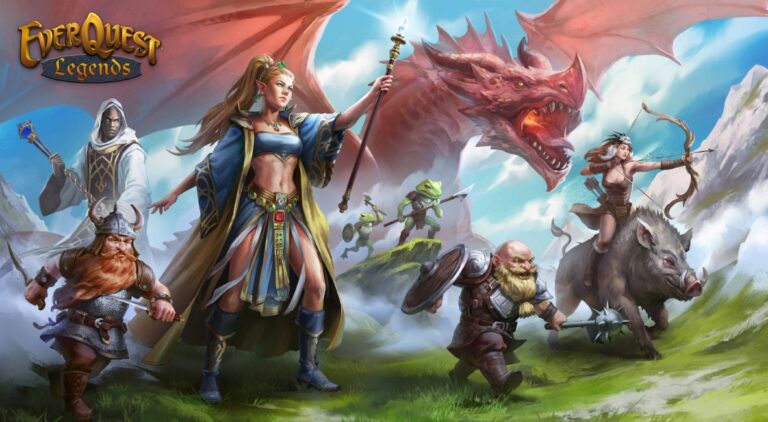 EverQuest Legends promo key art from Game Jawn and Daybreak Games
