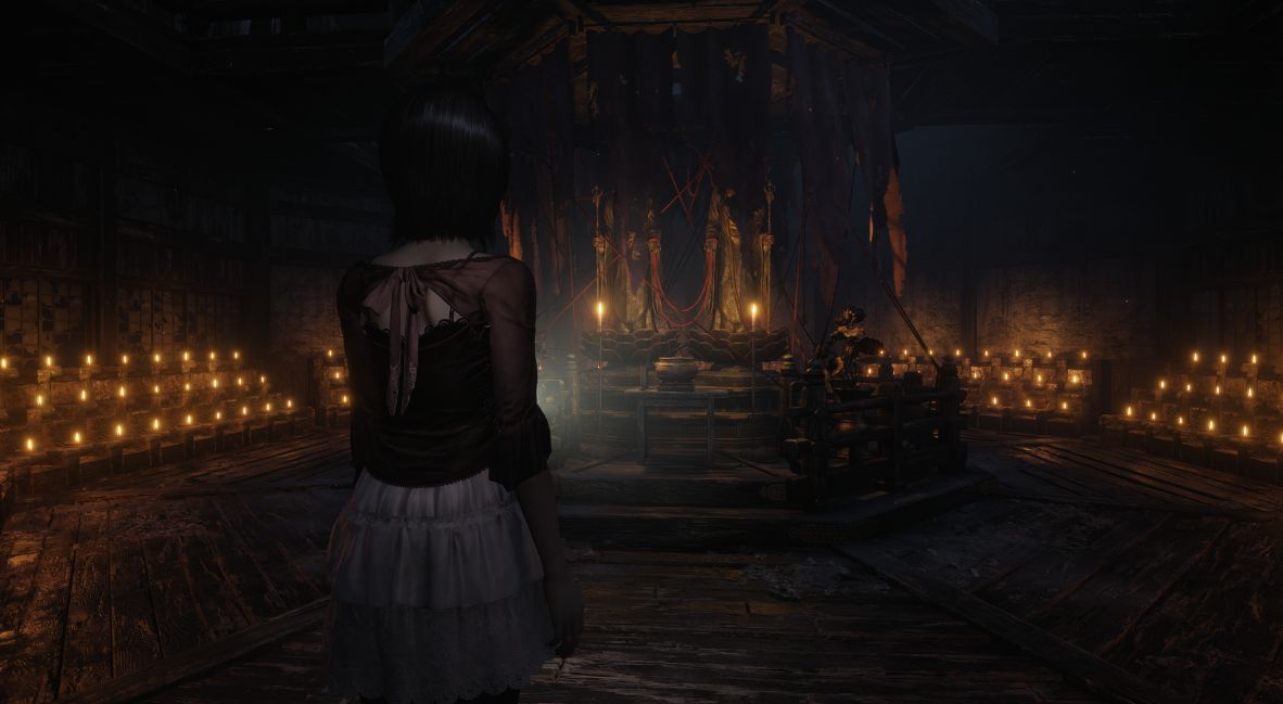 A scene inside the Eikado Temple