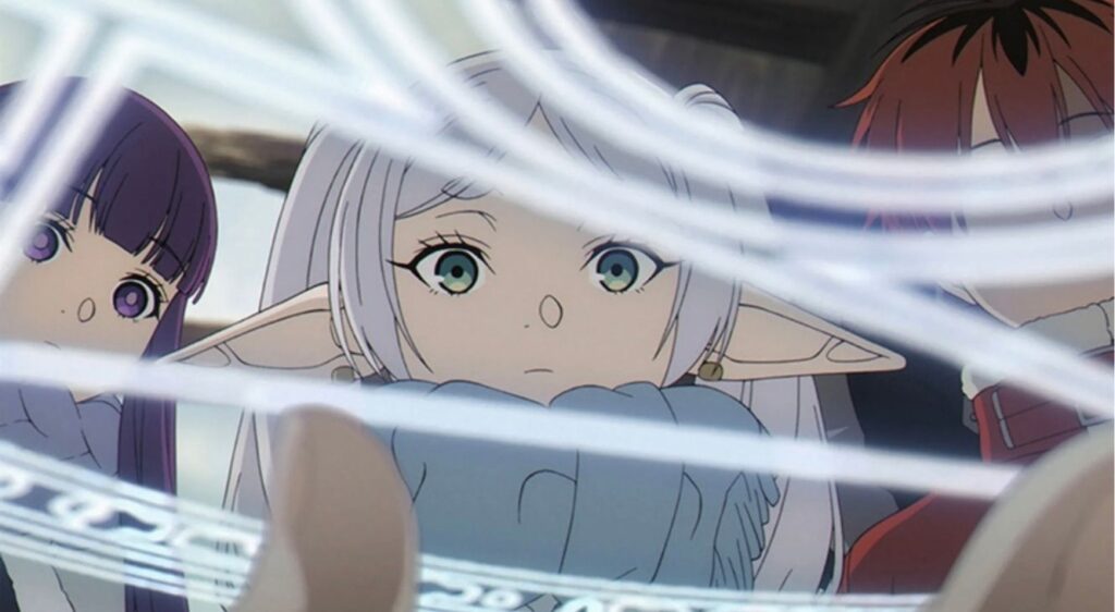 REVIEW: ‘Frieren: Beyond Journey’s End’ Season 2 Episode 9 — “Himmel’s Memoirs” Stark, Frieren, and Fern in Frieren Season 2 Episode 9