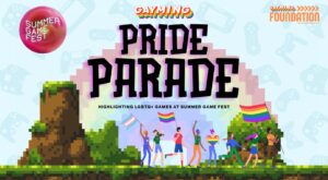 Gayming Pride Parade promo image from the Gayming Foundation