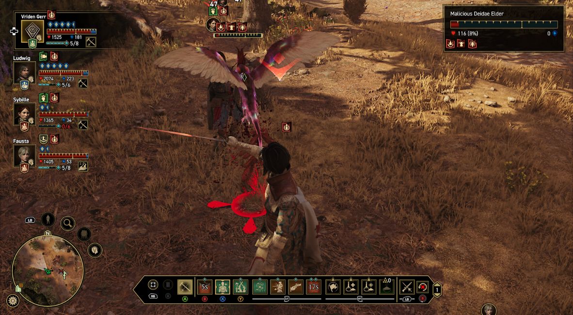 Combat in Greedfall: The Dying World