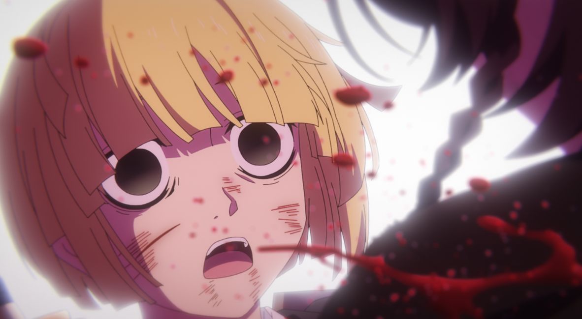 Fuchi stares at an injured Toma