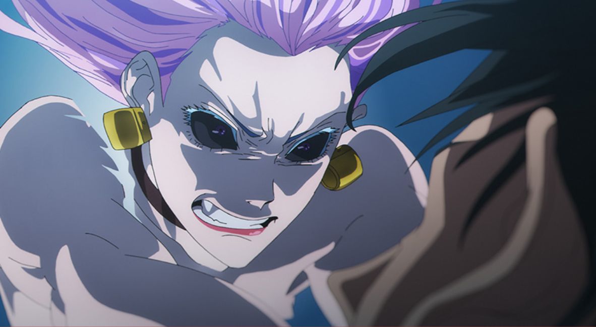 Uro in her fight against Yuta