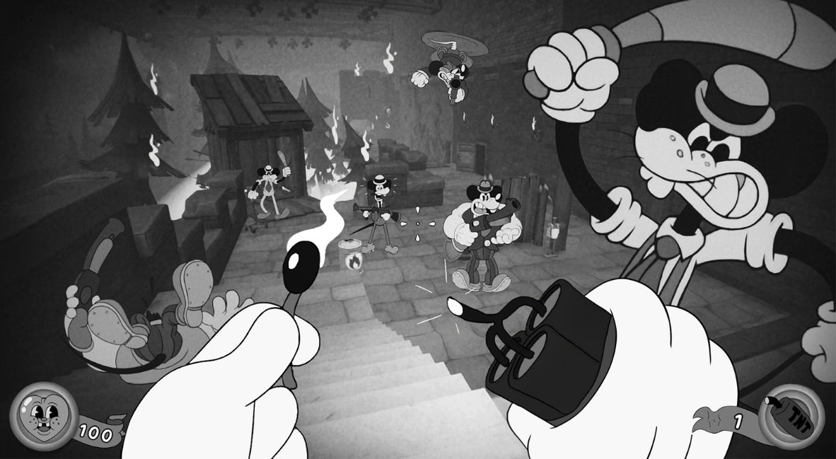 Mouse PI For Hire promotional still from Playside