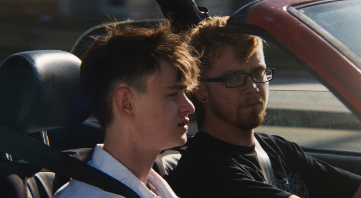 Balthazar and Solomon driving 