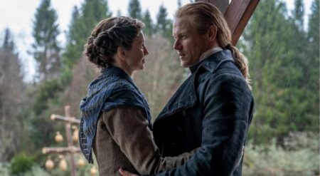 RECAP: ‘Outlander’ Season 8 Episode 1 — “Soul Of A Rebel” Caitriona Balfe and Sam Heughan in Outlander Season 8 Episode 1