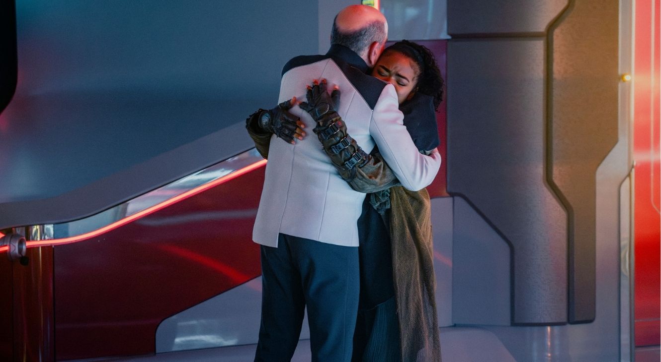 Sam and The Doctor in Starfleet Academy Episode 9