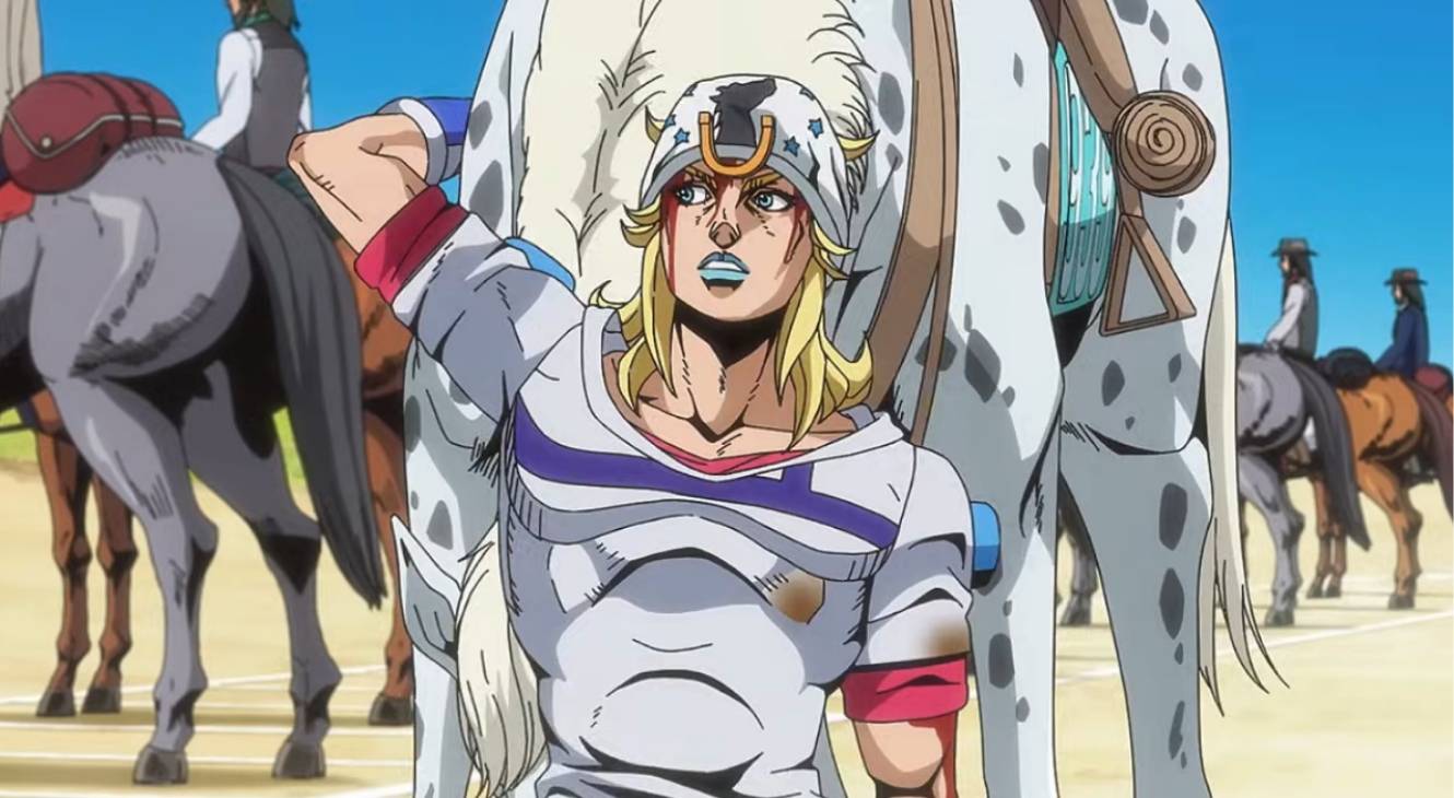 Johnny in Steel Ball Run Episode 1