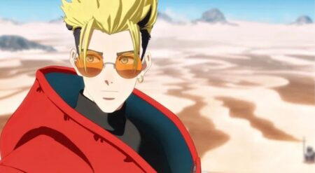 Vash in TRIGUN STARGAZE Episode 9