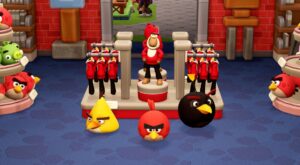 Two Point Museum Angry Birds Update promo image from Two Point Studios